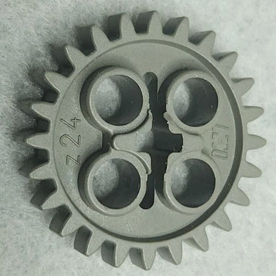 LEGO Technic Part 3648 Dark Gray Gear 24 Tooth with 1 Axle Hole Genuine MOC - Image 1 of 4
