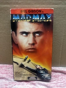 Mad Max ( 1990 VHS) Video Treasures GOOD Condition Mel Gibson Orion see Pictures - Picture 1 of 8