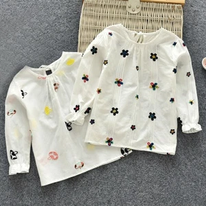 Kids Girl Long Sleeve T-Shirt Casual Blouse Tops Pullover Shirt Autumn Winter - Picture 1 of 12