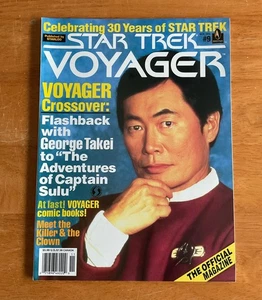Star Trek Voyager Magazine #9 November 1996 George Takei No Label Newsstand - Picture 1 of 2
