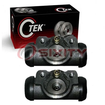 Cilindros de roda de freio de tambor traseiro central 2 peças para 1984-1995 Dodge Caravan cy - Imagem 1 de 4