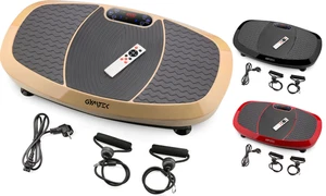 Gymtek® Vibrationsplatte 3D, 5 Programme, 3 Stufen, 2 Expanderbänder, Bluetooth - Bild 1 von 48