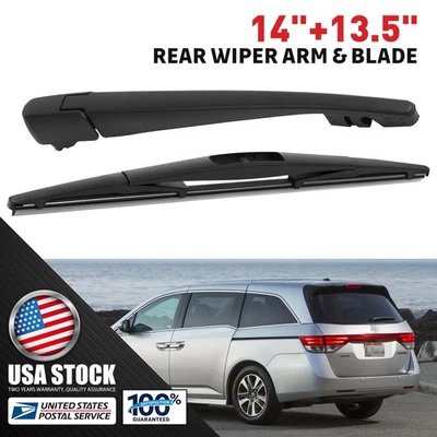 Limpiaparabrisas trasero y brazo limpiaparabrisas para Honda Odyssey 2011-2015 14"+13,5" Foto 1 de 4