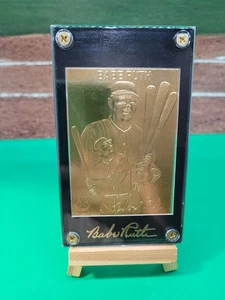 Gold Performance Mint 22 Karat Goldfolie New York Yankees Babe Ruth - Bild 1 von 2