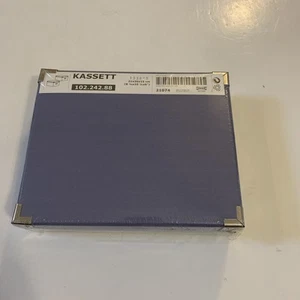 NEW IKEA KASSETT BLUE Bins & Lids MEDIUM 8 1/4” X 10-1/4" x 6” 2-pack - Picture 1 of 5