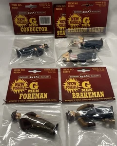 Bachmann G Hombres Capataz Freneroman Estación Agente Conductor Conjunto de 5 92311-15 Nuevo en Paquete - Imagen 1 de 5