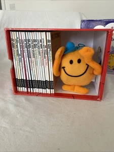 Mr Men & Little Miss The Glitter Box 18 Sparkly Story Books + Mr Tickle Soft Toy - Picture 1 of 6