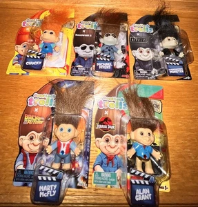 5er Set Good Luck Trolle CHUCKY MARTY ALAN MICHAEL FRANKENSTEIN Ikone Troll Puppe - Bild 1 von 8
