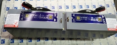 Nuevo Interruptor Fusible Excedente Cuadrado D QMB222TW Doble 60 Amp 240 Voltios 2 Polos E1 PM1185 Foto 1 de 4