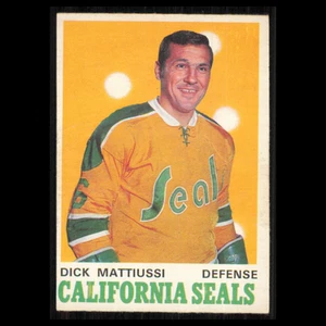 Dick Mattiussi #192 1970 O-Pee-Chee California Golden Seals Hockey Card NHL EX - Picture 1 of 3