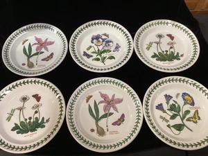 (SET OF 6) Portmeirion BOTANIC GARDEN 7 1/4" Bread Plates ~EXCELLENT - Picture 1 of 8
