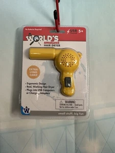 Westminster World’s Smallest Hair Dryer USB Charge Working Mini Novelty Gadget - Picture 1 of 10