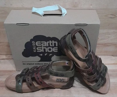 🌏 KALSO Earth 🇺🇲 EE. UU. DE COLECCIÓN ¡NUEVO! Sandalia/zapatos imperios con caja talla 8 para mujer RARO Foto 1 de 4