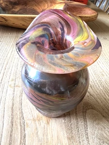 Jarrón soplado a mano vintage alemán JOSKA diseño de estudio - Imagen 1 de 4