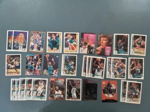 Charlotte Hornets - 30 Card Lot - Johnson, Mourning, Gill, Bogues, Curry - RC - Picture 1 of 5