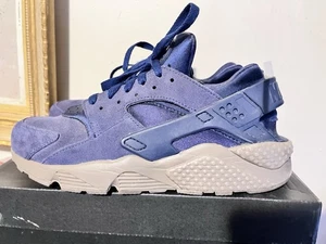 2016 Herren Nike Air Huarache Run SE Binär Blau Pilz Größe 10 Gebraucht Selten DS - Bild 1 von 9