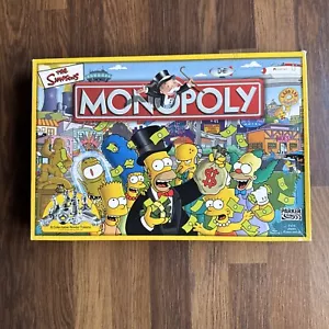 The Simpsons Monopoly Hasbro Parker Board Game 2003 14 Rare Collectible Tokens - Picture 1 of 24