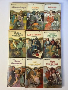 9 Vintage Harlequin Historical Books - 1978 - In original subscription boxes - Picture 1 of 4