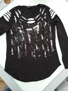 Shirt langarm Gr. M schwarz, nur gewaschen nicht getragen.  - Bild 1 von 7