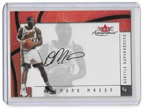 2001-02 Fleer Autographics Desmond Mason Auto - Picture 1 of 2