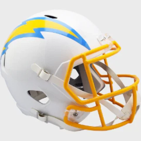 Los Angeles Chargers Full Size Speed Replica Football Helmet - NFL Cover