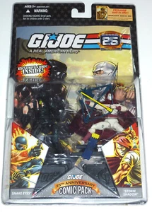 G.I.JOE 2008 COMIC 2-PACK #21B MOC NEU OVP SNAKE EYES STORM SHADOW GI JOE COBRA - Bild 1 von 2