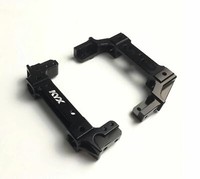 Aluminum Front Bumper Mount W Forward Servo Mount For Axial Scx 10 Ii Silver Radio Control Control Line Toys Hobbies