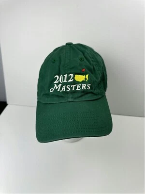 Бейсбольная кепка Masters мужская зеленая 2012 Augusta National с ремешком на спине для гольфа - Изображение 1 из 4