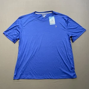 Reel Legends Shirt Mens XL Extra Large Royal Blue Performance Tec Workout Fish - Picture 1 of 10