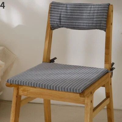 1x Cotton Linen Japanese Cushion Breathable Thick Dining Table Chair Pad No Slip - Image 1 of 4