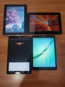 Lot of 4 Samsung Galaxy Tab 2 GT-P5113/Tab 10.1" GT-P7510/Tab S2 SM-T812T Tablet - Picture 1 of 24