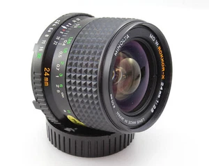 MINOLTA W.ROKKOR-X 24mm f/2.8 MD LENS + Caps - Picture 1 of 5