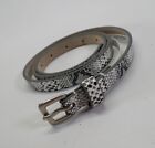 American Eagle Outfitters Belt 32 34 36 XS S Snake Snakeskin Print Pigskin Lined