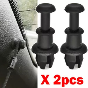X2 Parcel Shelf Tray String Clips Hook Pivot For VW GOLF5 mk6 Tigaun 5N Polo UP - Picture 1 of 6