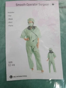 HOLLOWEN Smooth Operator Surgeon Doctor Costume Adult One Size Fits All - Picture 1 of 3
