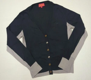 Vivienne Westwood RED LABEL Women's Cardigan knit Sweater Black Size 2 - Picture 1 of 14
