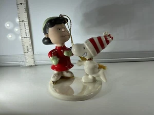 Lenox Smile Lucy It’s Christmas Ornament - Picture 1 of 5