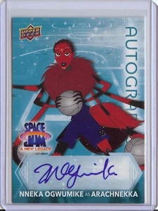 Space Jam A New Legacy Nneka Ogwumike Arachnneka Teal Autogrammkarte #S-OG2 - UD - Bild 1 von 5