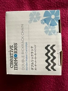 NIB Creative Memories Double Rickrack Chain Border Maker Cartridge bmc rick rack - Picture 1 of 1
