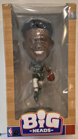 Giannis Antetokounmpo Milwaukee Bucks Bobblehead Big Head Variant  FOCO MVP. NIB Cover