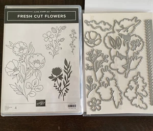 Estampación de flores recién cortadas con troqueles de tallo recién cortados ☼’ Nuevo en paquete - Imagen 1 de 1