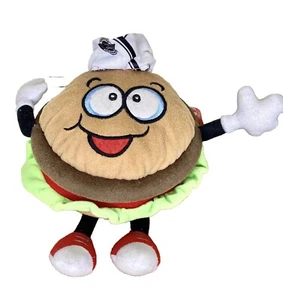 Steak-N-Shake SIZZLE Hamburguesa Peluche Relleno Promoción 12" Con Etiqueta 2016 - Imagen 1 de 11