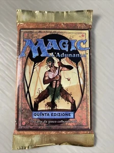 MTG Magic The Gathering ITALIAN 5th Edition Factory Sealed Booster Pack Siehe Bilder - Bild 1 von 7