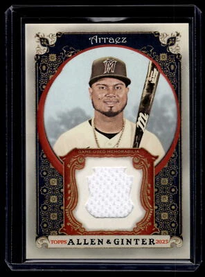 Luis Arraez 2023 Topps Allen & Ginter Relic Card  #AGRB-LA - Image 1 of 2