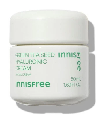 innisfree зеленый чай семена гиалуроновой кислоты увлажняющий крем новый 1,69 унций 50 мл - Изображение 1 из 4