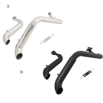 For Yamaha V Star250 Virago 250 125 XV250 Full Exhaust System Black Muffler Pipe - Image 1 of 4