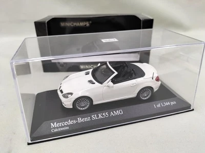 Modellino auto Minichamps bianco Mercedes-Benz SLK AMG 1/43 da collezione - Immagine 1 di 4
