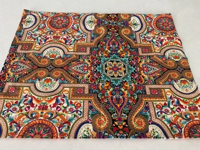 CUSTOM PILLOW COVER- Peggy Toole/Robert Kaufman Florentine Fabric -21 x 25 - Image 1 of 4