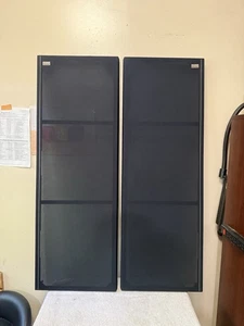 Par de cubiertas de parrilla frontal para altavoz sansui S-1117 excelente descripción antes de comprar  - Imagen 1 de 11