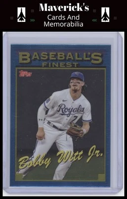 2024 Finest #93-15 Bobby Witt Jr. What If... 1993 Finest Prototypes - Image 1 of 2